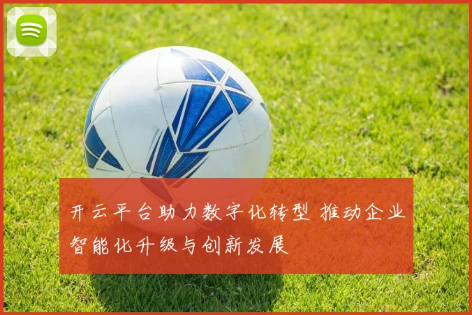 开云平台助力数字化转型 推动企业智能化升级与创新发展